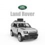 1:16 2.4Ghz Land Rover Defender 4Channels RC CAR Silver - 29816M