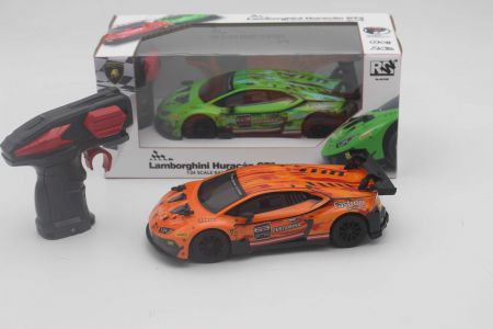 1:24 2.4Ghz Lamborghini Huracán GT3 4Channels RC CAR Orange - 6624M