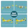 2.4GHZ Remote Control Aircraftr( ZY-320) - Yellow