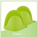 2 pcs/pair Silicone glove for kitchen-green