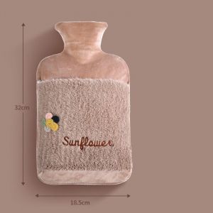 2L hot water bag with cover- type 11