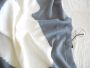 3D children's knitted blanket 73*108 - Gray Bunny