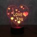 3D Lamp (Heart Type 2)