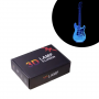 3D LED night light guitar 7 colors + touch + remote control