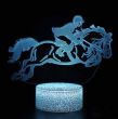 3D LED night light Horse jumping touch + remote control