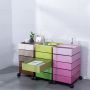 5 fllor storage cabinet- Pink