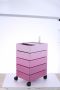 5 fllor storage cabinet- Pink