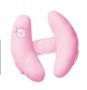 Adjustable kids safety pillow for car - pink