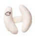 Adjustable kids safety pillow for car - white