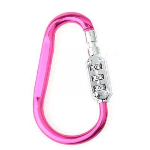 Aluminum alloy code lock mountaineering CH-22B - rose red