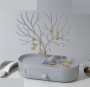 Antler jewelry storage rack-Grey