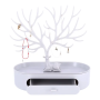 Antler jewelry storage rack-White