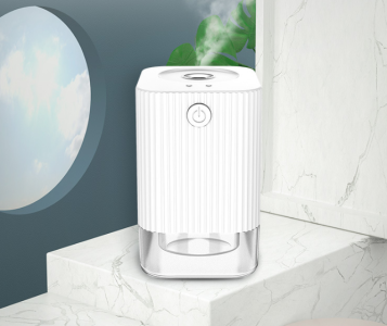 atomizing humidifier with sensor - white