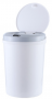 Automatyczny kosz na śmieci z inteligentnym czujnikiem, akumulator 12l- biały