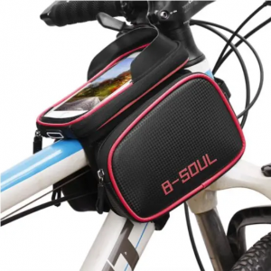 B-SOUL Bicycle Bag Front Beam - Red