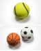 Baby attention toy ball / The vent ball / pets toy ball 5.8*5.8cm - basketball