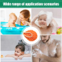 Baby bath sponge - orange