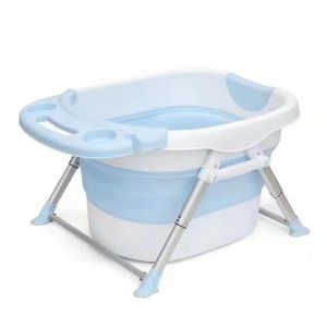 Baby Bathtub+ Bath Mat - BLUE (Large Size) (TR)