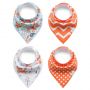 Baby bib Cotton Double layer 4pcs - WD0026