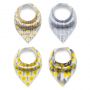 Baby bib Cotton Double layer 4pcs - WD0031