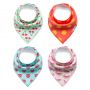 Baby bib Cotton Double layer 4pcs - WD0037