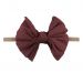 Baby Headband With Bowknot- Wine red