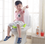 Baby potty seat ladder - green color