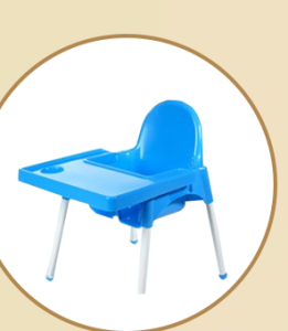 Baby Seat to eat / Plastic chair for baby - Blue Color