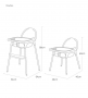 Baby Seat to eat / Plastic chair for baby - Grey color