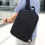 Backpack with USB bussiness laptop 15.6 inch - black