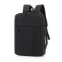 Backpack with USB bussiness laptop 15.6 inch - black