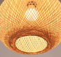 Ball shape bamboo pendant light-D40cm(Natural color)