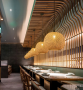 Ball shape bamboo pendant light-D40cm(Natural color)