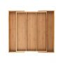 Bamboo 3-Cell Storage Box Adjustable - HY1208