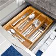 Bamboo 5-cell storage box