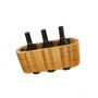 Bamboo 6-bottle Wine Rack - 37*14*12.5cm - HY1832