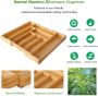 Bamboo 6-Cell Storage Box adjustable - HY1201