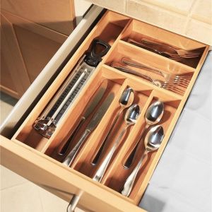 Bamboo 6-Cell Storage Box - HY1212