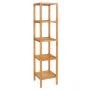Bamboo Bathroom Organizing Shelf - 13*13*57.6 cm - HY2308