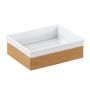 Bamboo Bathroom Soap Box - 3.5*4.75*1.25 cm - HY2405