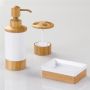 Bamboo Bathroom Soap Box - 3.5*4.75*1.25 cm - HY2405