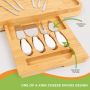 Bamboo Board Wtih Cutlery Set - HY1141