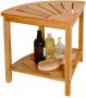 Bamboo Corner Shower Bench & Shower Stool - HY2201