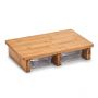 Bamboo Cutting Board With Drawer 2 Trays - HY1013