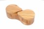 Bamboo Double Round Spice Box - ZM3601
