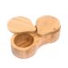 Bamboo Double Round Spice Box - ZM3601