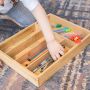 Bamboo Drawer Organizer 5 Compartments - HY1233