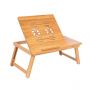 Bamboo Flower Lap Tray with Adjustable Legs - HY3108