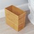 Bamboo Household Wastepaper Basket - 16.4*6.5*11.5 cm - ZM8615