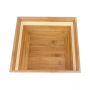 Bamboo Kitchen Serving Tray - 28*28*11 cm - HY1938